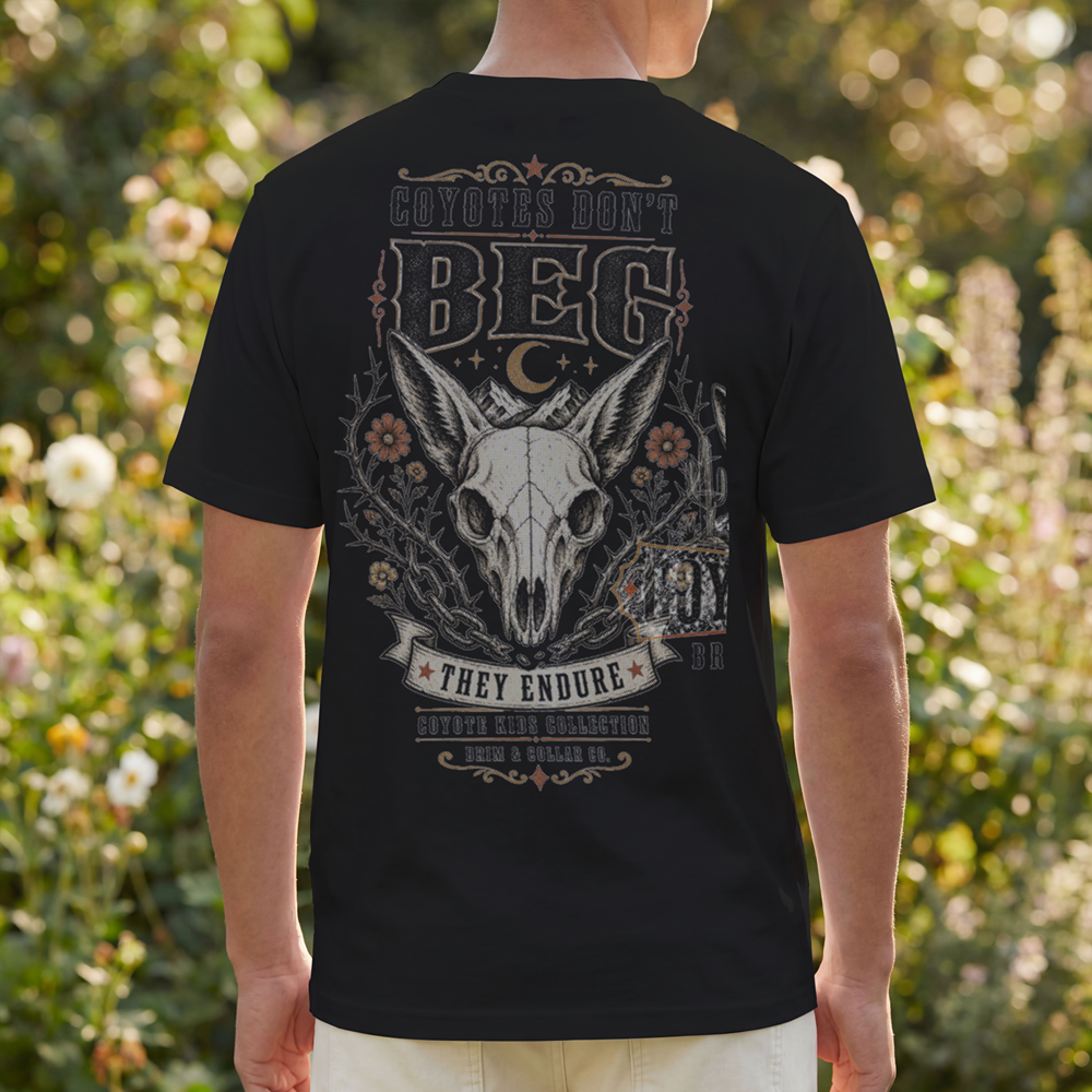Coyotes Don't Beg - Black